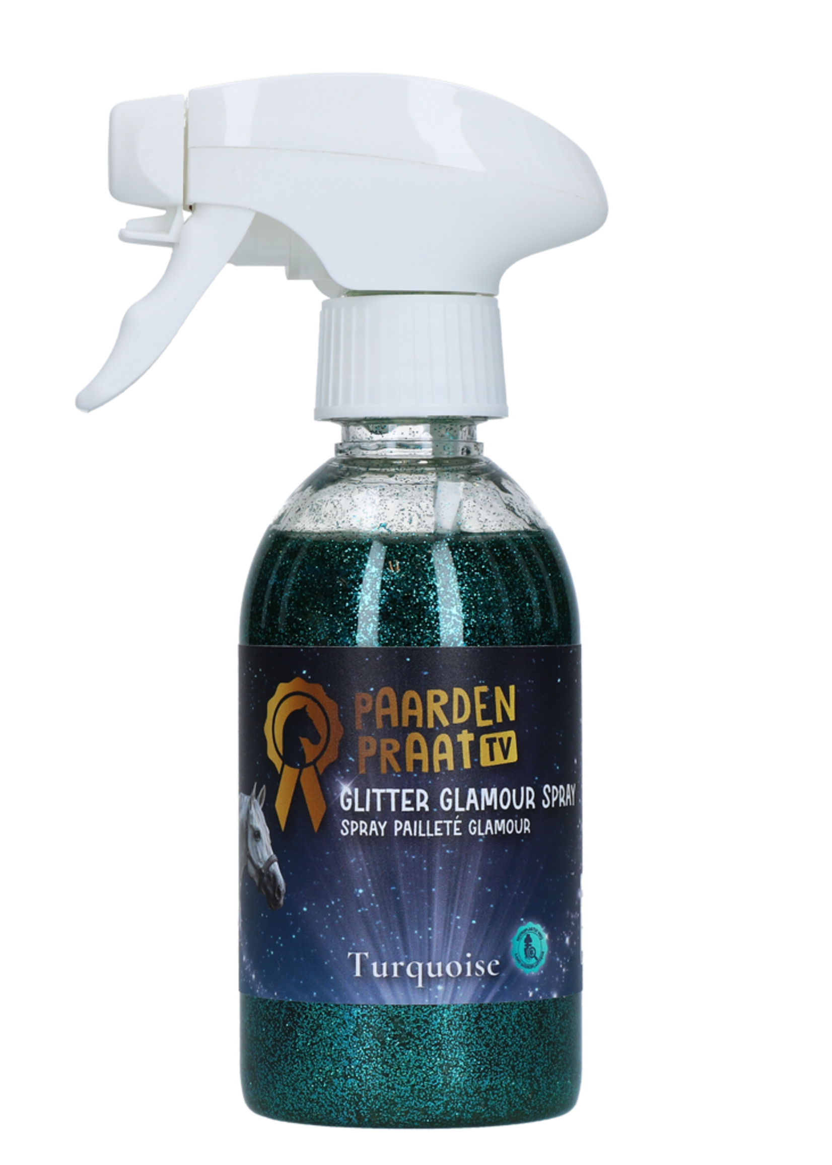 Paardenpraat TV Paardenpraat TV Glitter Glamour Spray Turquoise