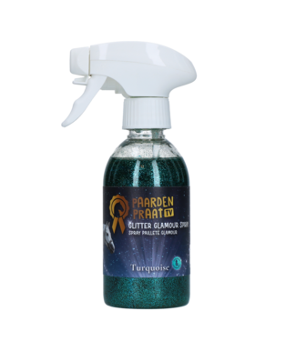 Paardenpraat TV Paardenpraat TV Glitter Glamour Spray Turquoise