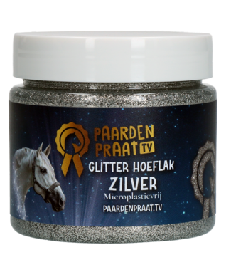 Paardenpraat TV Paardenpraat TV Glitter Hoeflak Zilver