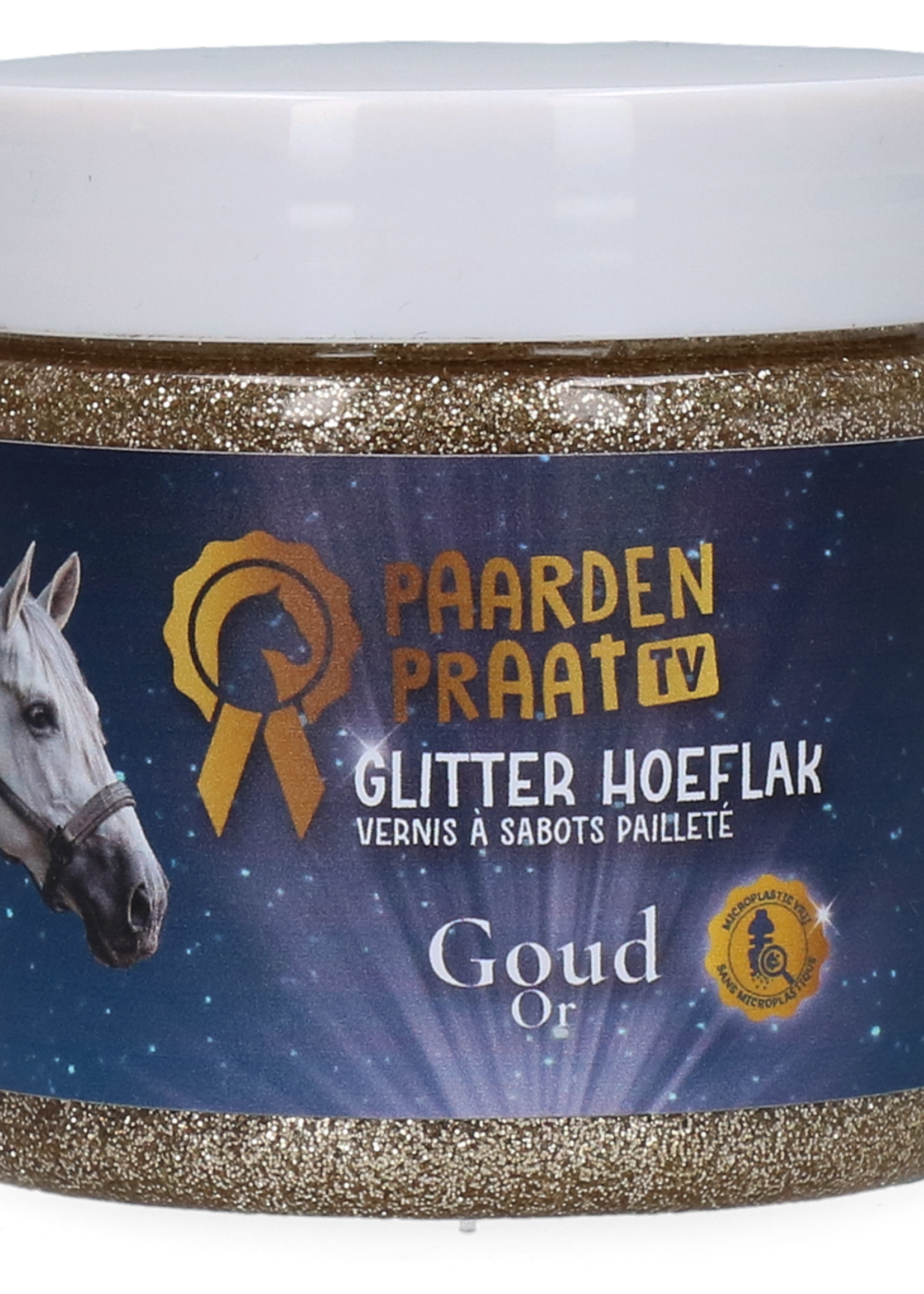 Paardenpraat TV Paardenpraat TV Glitter Hoeflak Goud