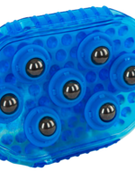 Merkloos Borstel magneet massage Blauw