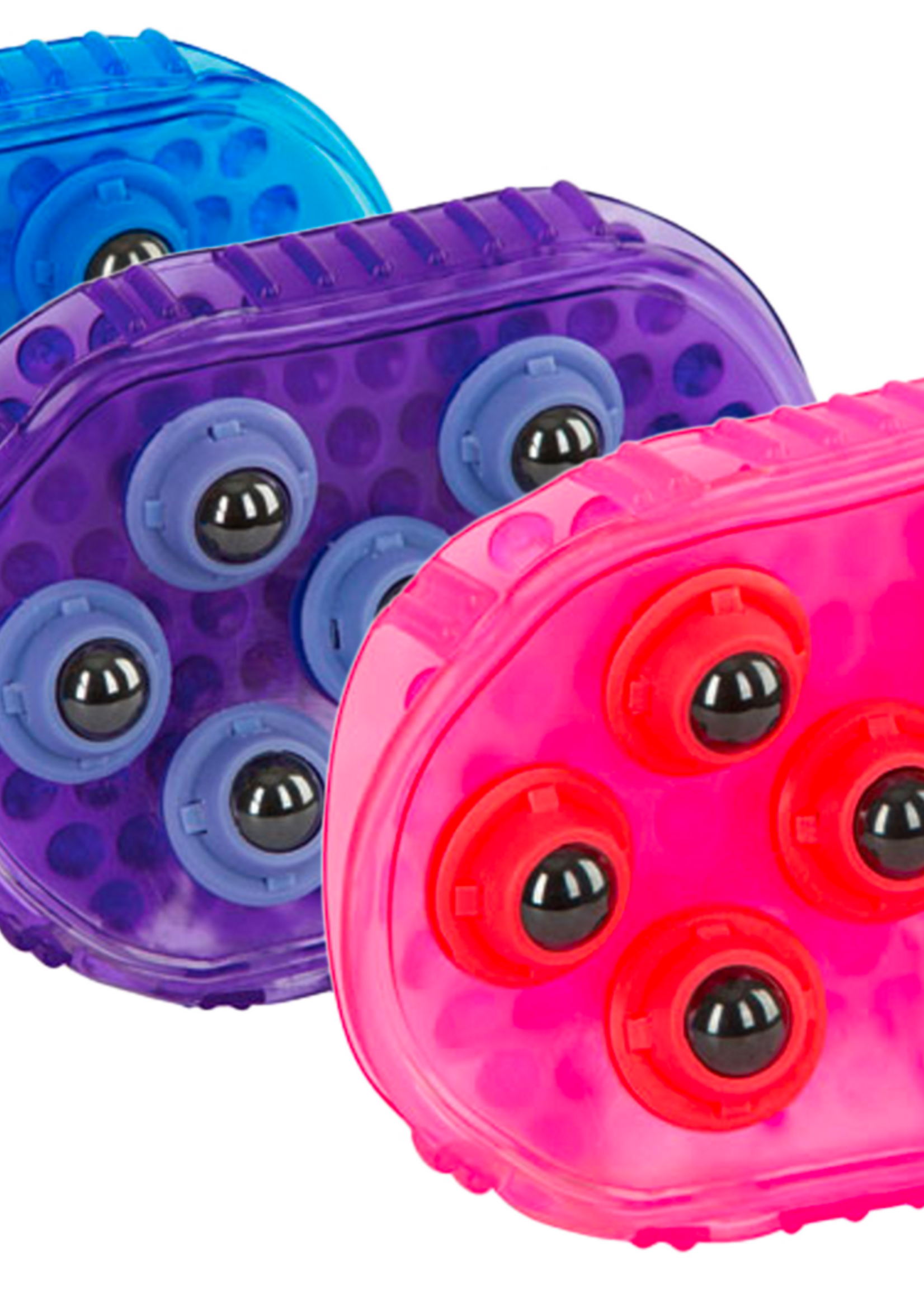 Merkloos Borstel magneet massage Paars