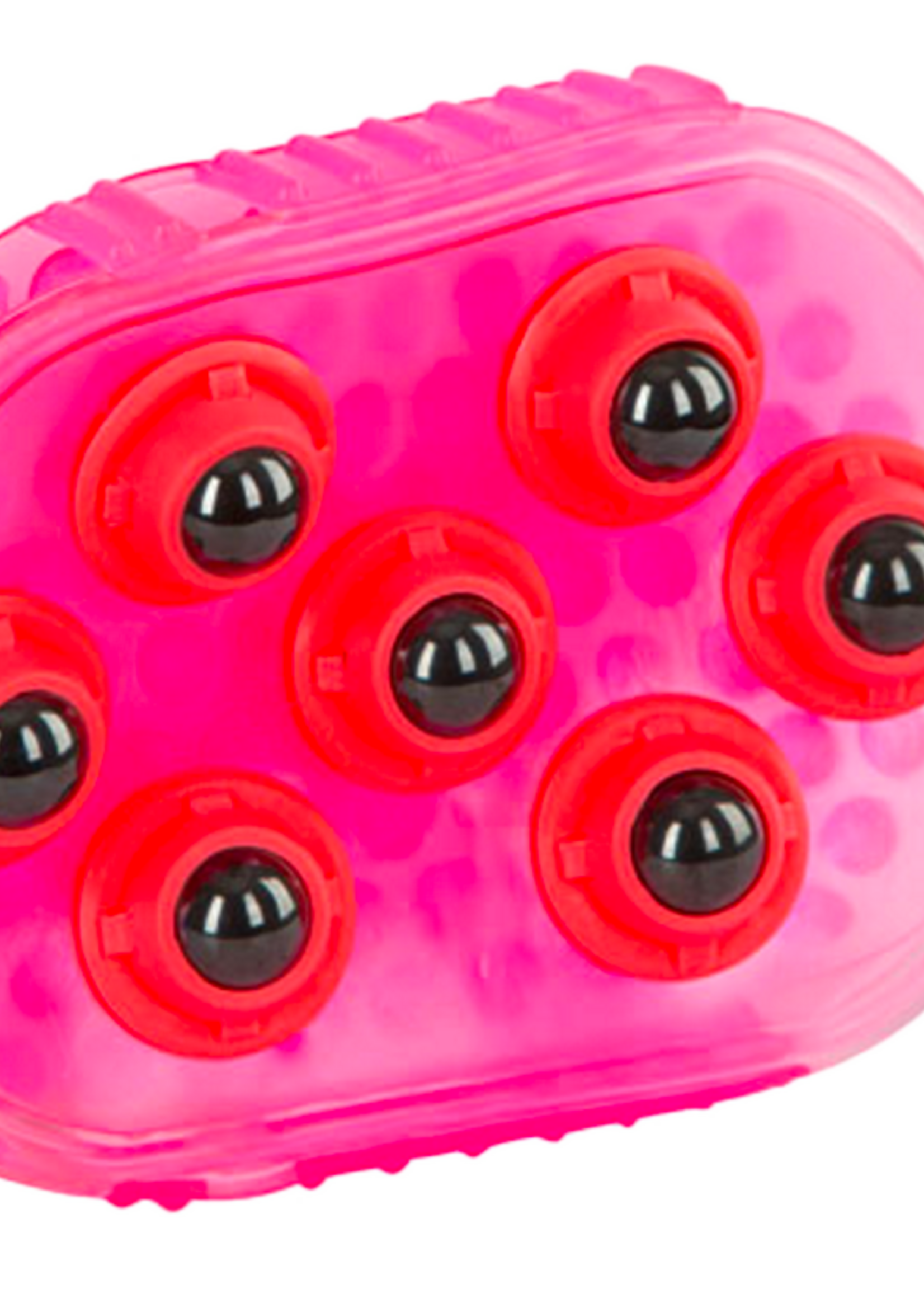 Merkloos Borstel magneet massage Roze