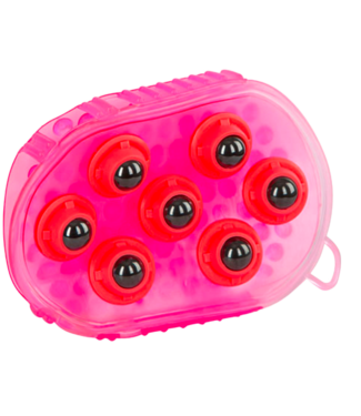 Merkloos Borstel magneet massage Roze