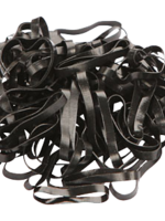 Merkloos Elastiekjes Siliconen Zwart