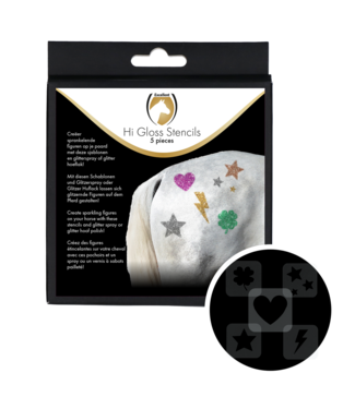 Excellent Excellent Horse Hi Gloss Stencils 5 stuks