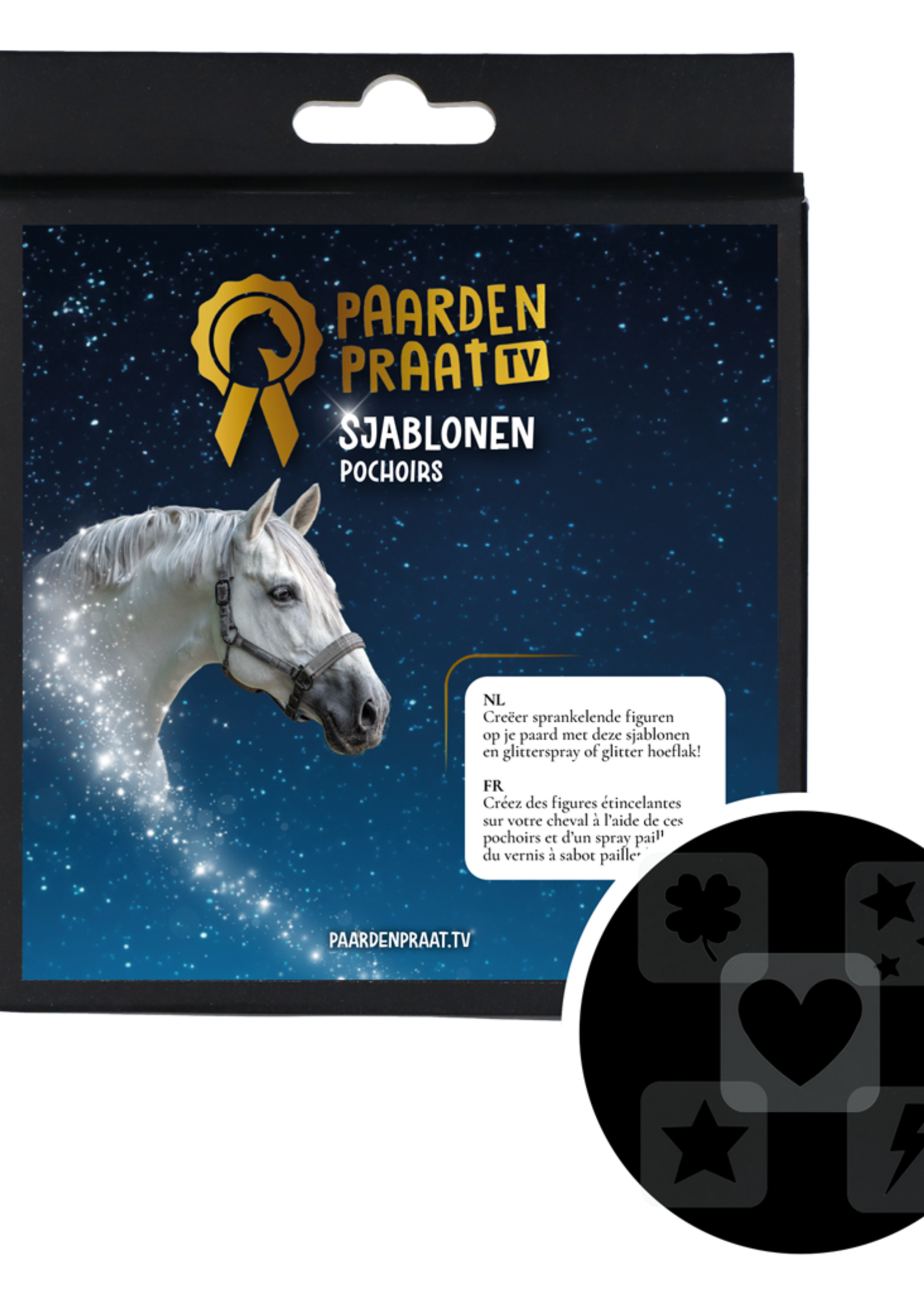 Paardenpraat TV Paardenpraat TV Sjablonen 5 stuks