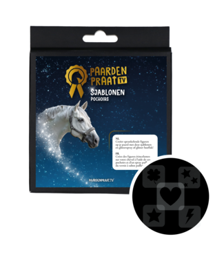 Paardenpraat TV Paardenpraat TV Sjablonen 5 stuks