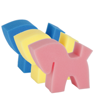 Merkloos Spons Flecki Horse 3 kleuren