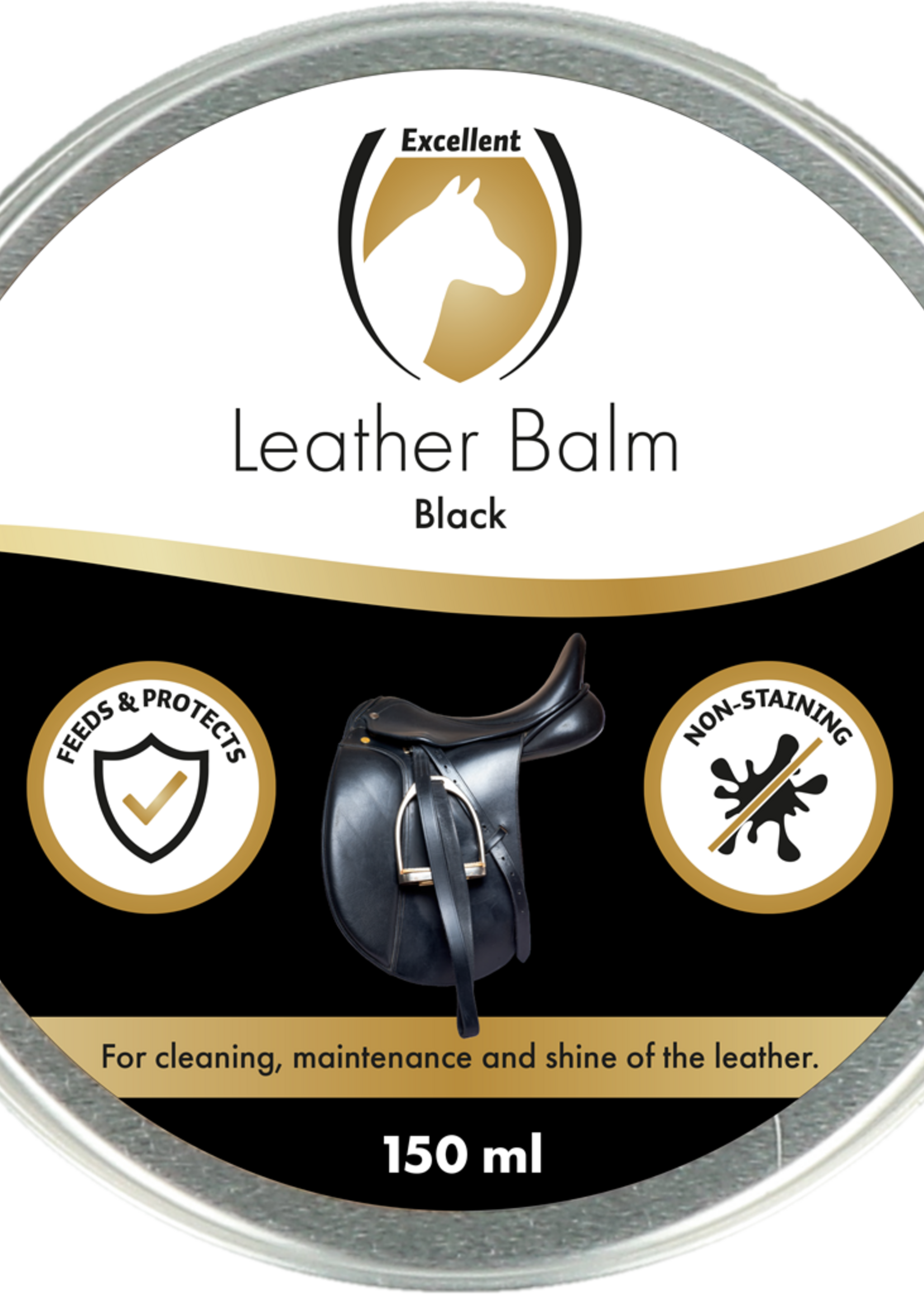 Excellent Excellent Leder & Zadel Balm Zwart