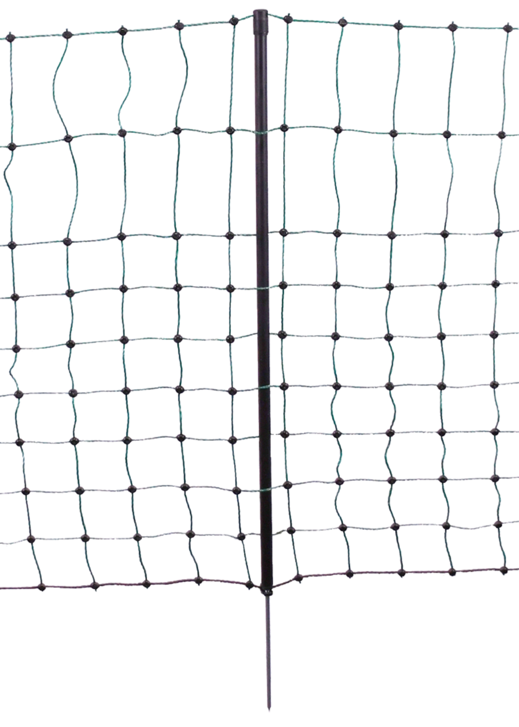 Merkloos Net afrast konijn 65 cm, enkelpunt 12 m.