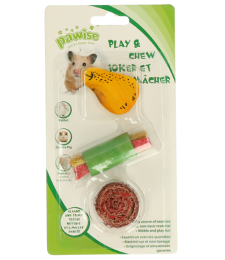 Pawise Pawise Wooden Loofah Pretty Toys