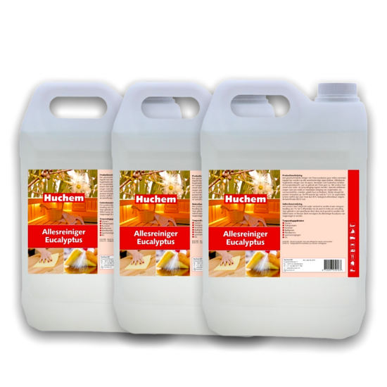 Huchem All-Purpose Cleaner Eucalyptus 5 L – Universal Floor & Surface Cleaner | Premium Quality | Fresh Scent
