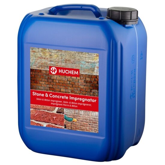Huchem Stone & Concrete Impregnator | Facade | Water Repellent | 10L (33m²)
