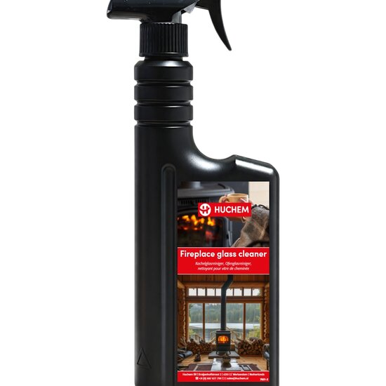 Huchem Stove Glass / Soot Cleaner 500 ml | Stove Window Cleaner