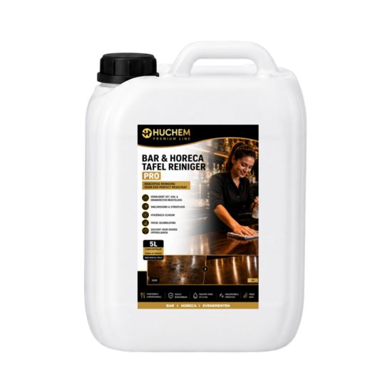 Huchem Professional Bar & Hospitality Table Cleaner – Professional Surface Cleaner | 5 Liter Can