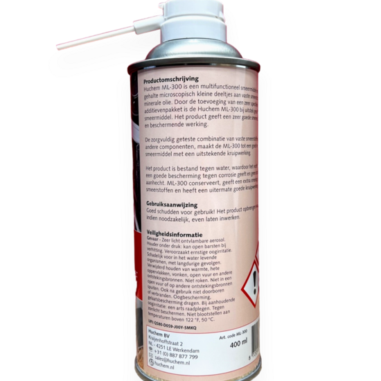 Huchem Penetrating Oil / ML-300 / Lubricating Grease Spray with PTFE