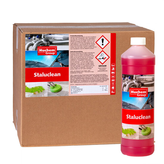 Huchem Stainless Steel & Aluminium Cleaner / 1L / Staluclean / Stainless Steel Cleaner / Steelclean