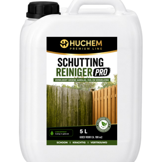 Huchem Fence Cleaner / Premium / 5L / Green Algae Remover / Pro