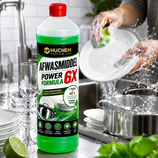 Huchem Washing-Up Liquid Pro / Power Formula 6x / Ultra Concentrated