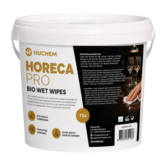 Huchem Catering Wet Wipes Pro Bio / 72 Wipes