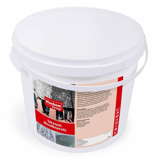 Huchem Urea De-Icing Granules / 8kg Bucket / Environmentally Friendly
