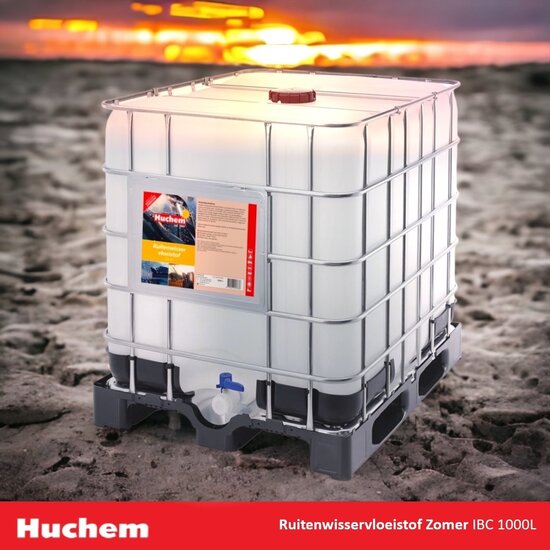 Huchem Windscreen Washer Fluid / 1000L / Summer / Screenwash / Windscreen Cleaner