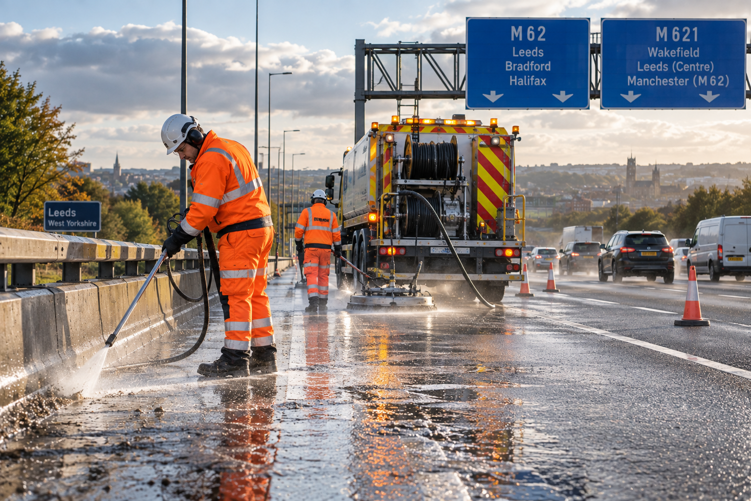 Removing oil stains from asphalt and concrete: the Road Surface Cleaner ECO