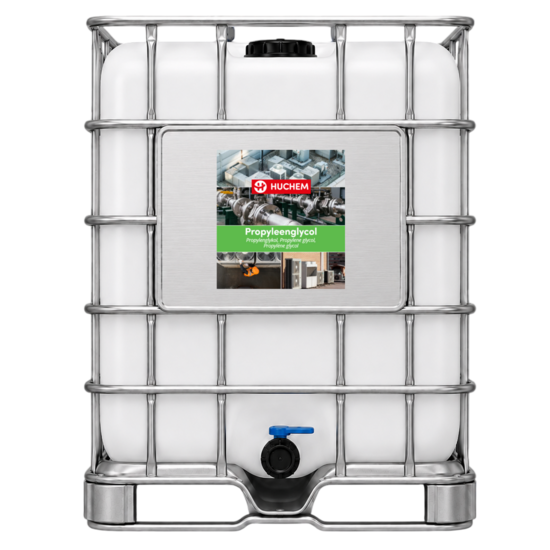 Huchem Propylene Glycol 100% Concentrate - MPG | 600L IBC (for cooling and heating systems)