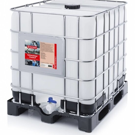 Huchem Screen Wash Antifreeze approx. -15°C - Ready to Use - 1000L IBC