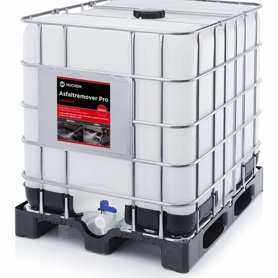 Asphalt Remover Pro 1000L IBC - Asphalt, Tar & Bitumen Remover and Anti-Stick Agent