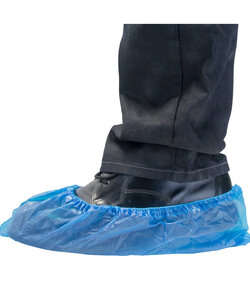 Disposable Overshoes Blue CPE - Waterproof Shoe Covers - 100 pcs