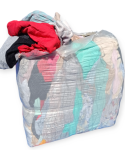 Cleaning Cloths 10kg - Industrial Quality Knitted Rags - Coloured Mix