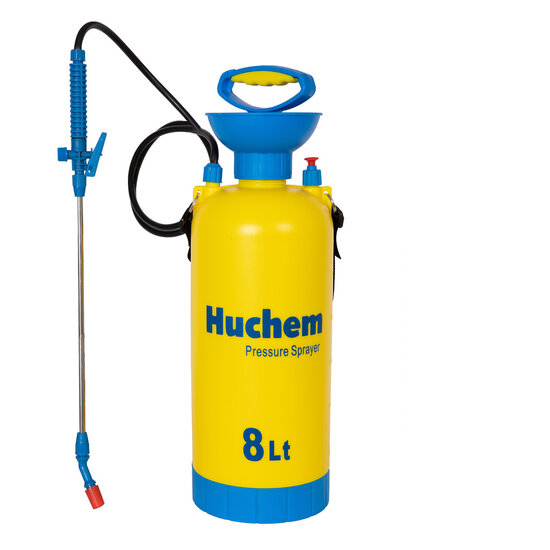 Huchem Pressure Sprayer 8L - Budget Garden & Cleaning Sprayer - 3 bar