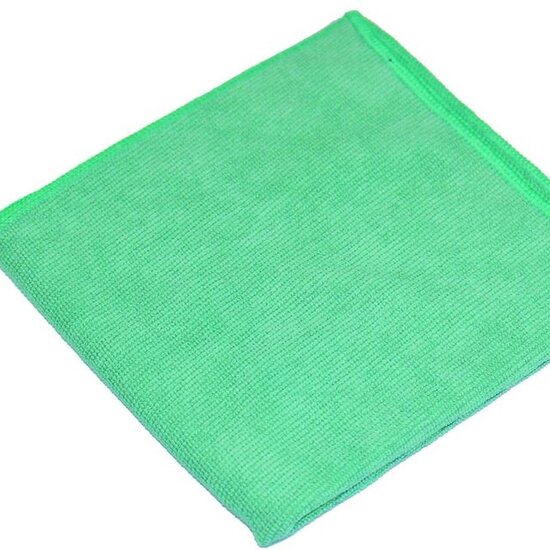Huchem Microfibre Cloth 40 x 40 cm - Heavy Duty 150 g - Green - 10 pc