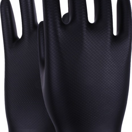Huchem DG-Maxim™-BK - Heavy Duty Black Fishscale 6Mil Box of 50