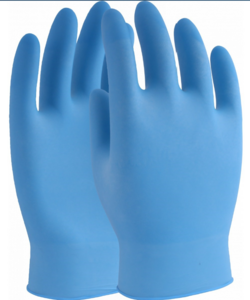 Hantex Nova - Blue 3 Mil Nitrile Powderfree Box of 100