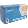 Huchem Hantex Nova - Blue 3 Mil Nitrile Powderfree Box of 100