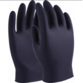 Huchem Hantex Nova-BLK - 4mil Premium Black Nitrile Powderfree Box of 100