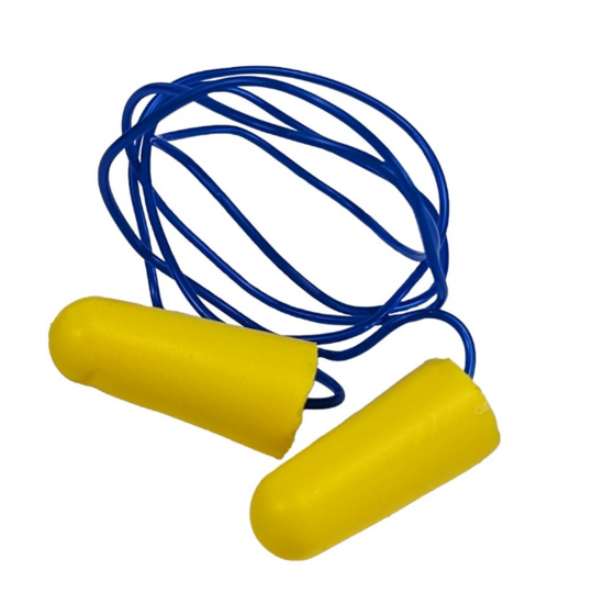 Huchem Ear Plugs Corded 37 SNR (Display Box of 100 Plugs)
