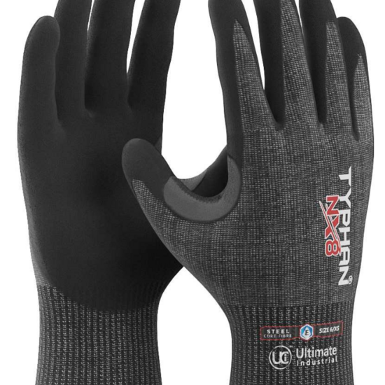 Huchem Typhan -NX8 - Lightweight ISO Cut E Sandy Nitrile & RTC
