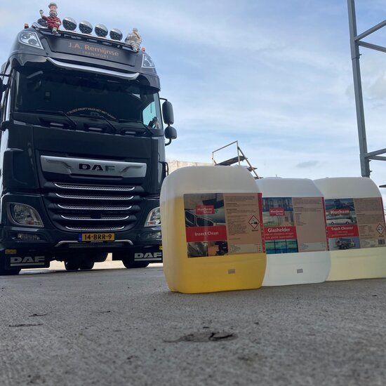 Huchem Glasrens | Stribefri glas- & vinduesrens | 10L | Professionel kvalitet