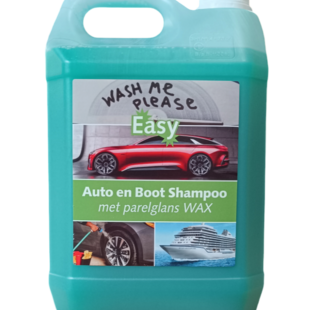 Easy Bil- & Bådshampoo 5L | Shampoo med Voks til Bil Båd & Camping
