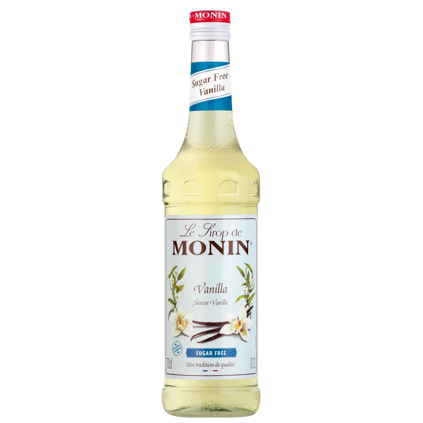 MONIN  Vanille Siroop Suikervrij âRomige vanillesmaak zonder suiker
