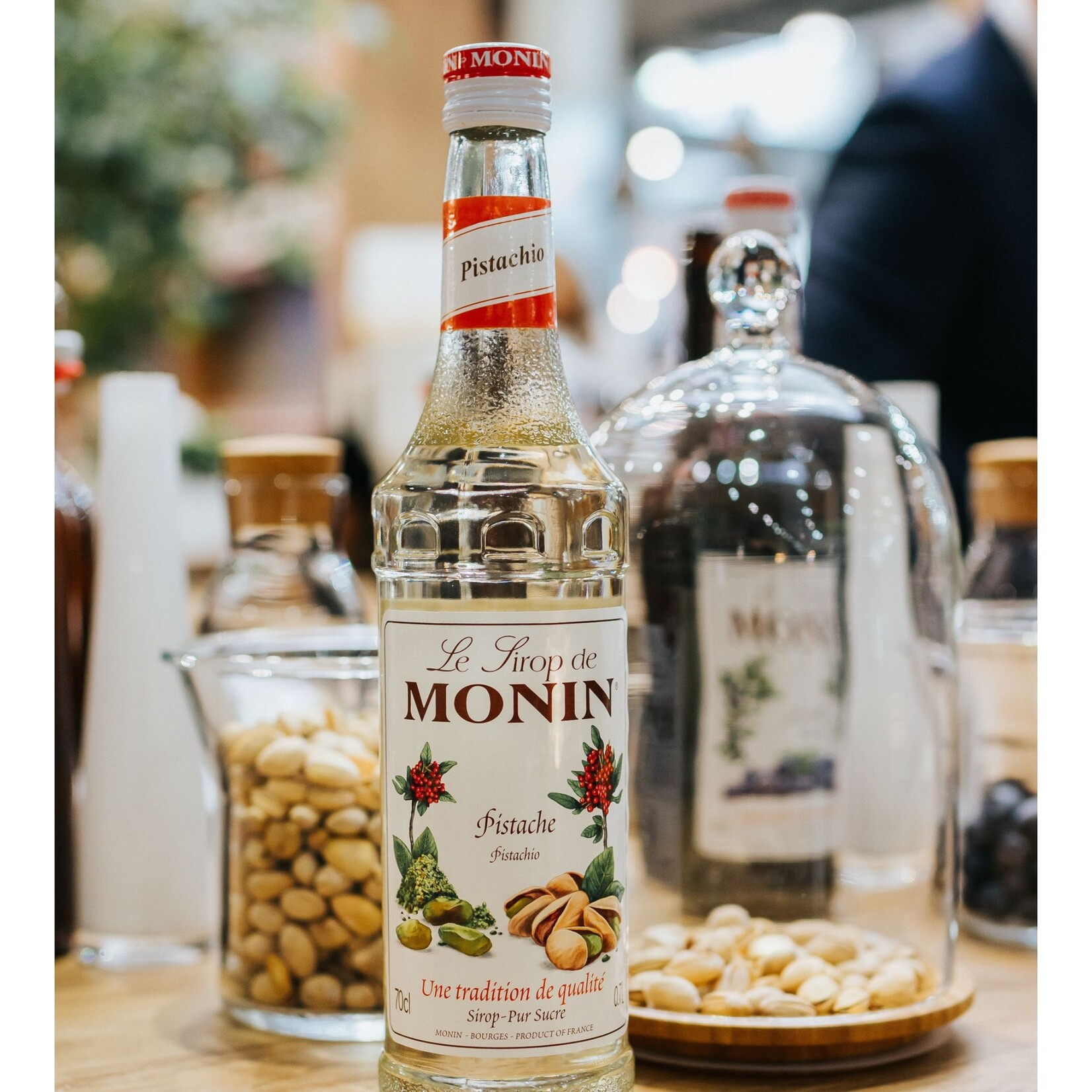 MONIN Monin Pistache Siroop — Nootachtig & verfijnd voor latte, frappé & cocktails