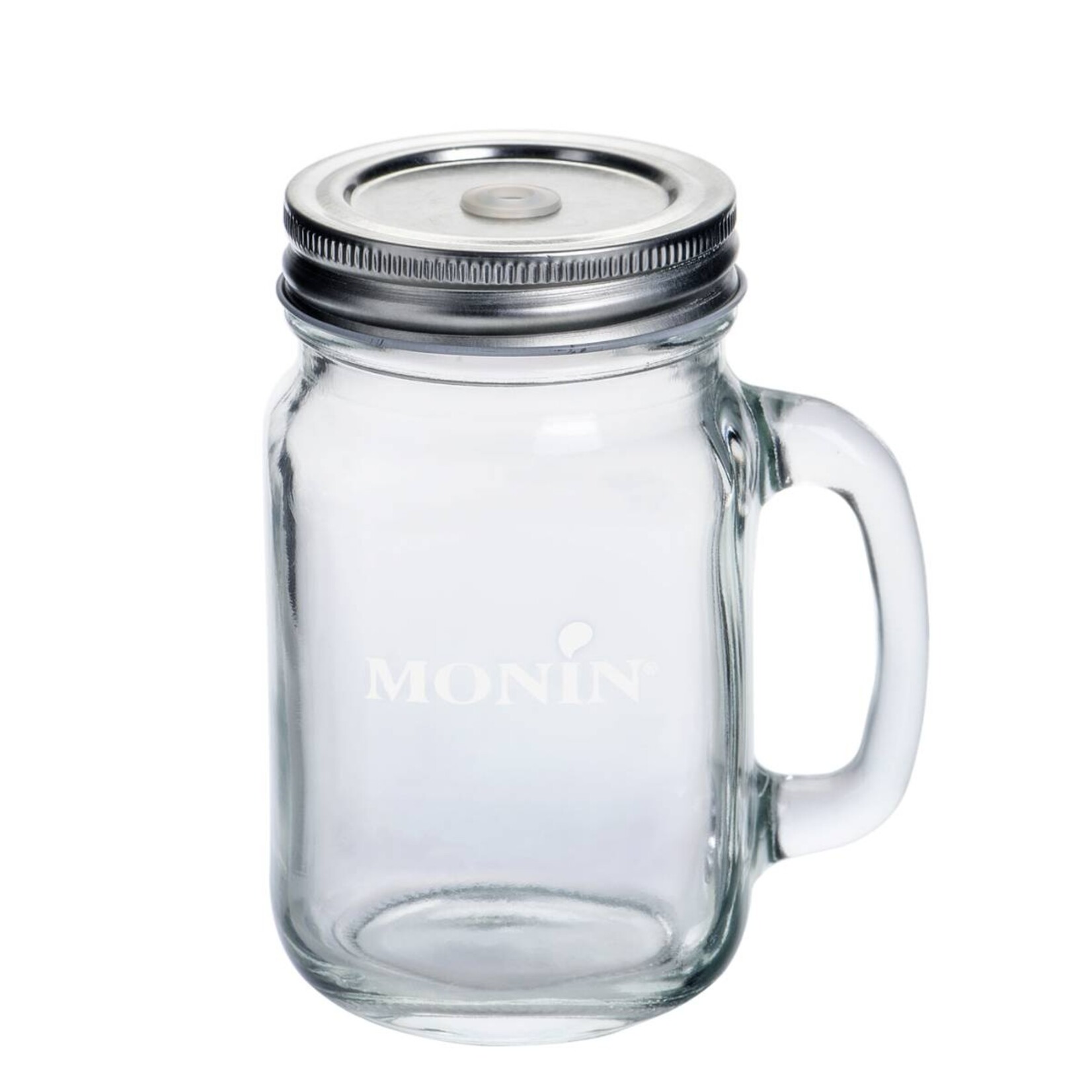 MONIN Monin Jar met deksel – Origineel Monin glas met handvat
