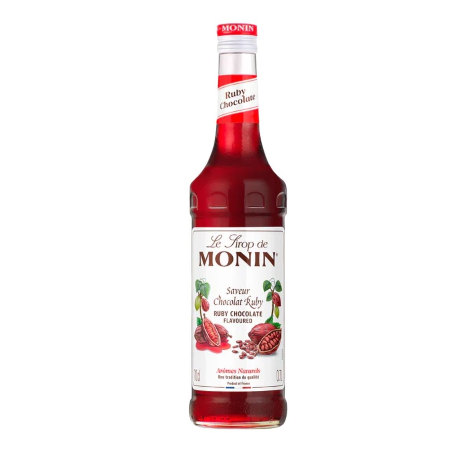 MONIN MONIN Ruby Chocolate Siroop — fruitig chocoladegevoel in je glas