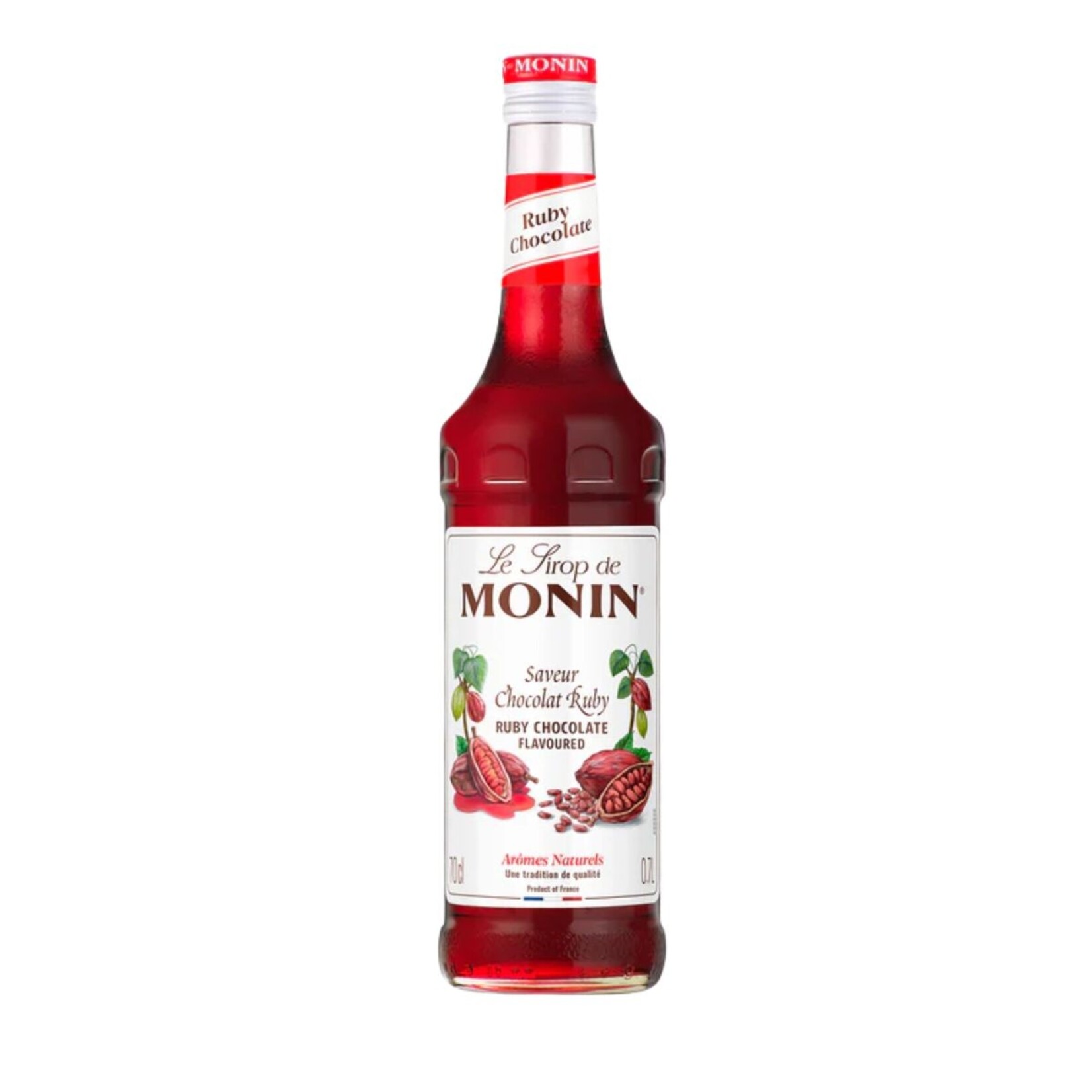 MONIN  Ruby Chocolate Siroop âfruitig chocoladegevoel in je glas