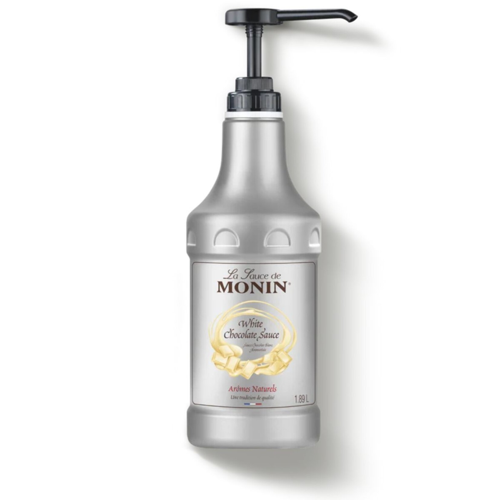 MONIN MONIN Witte Chocolade Topping – Romige chocoladesaus voor koffie & desserts