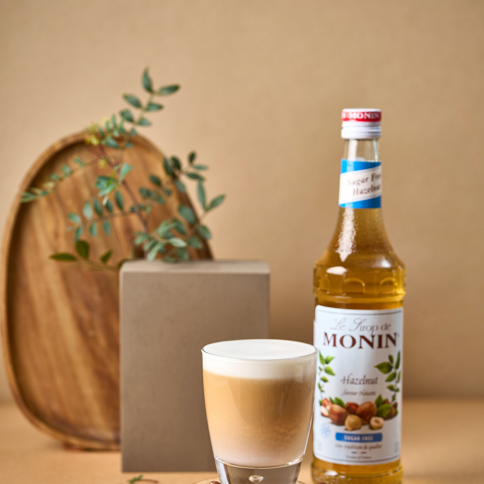 MONIN Hazelnoot Suikervrij siroop